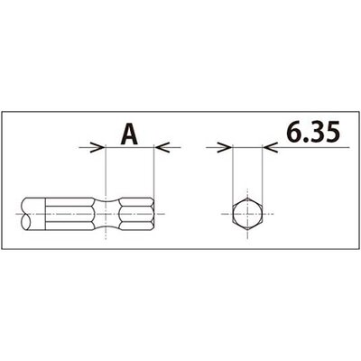 Can be used when bit length at A is between 9 and 14 mm