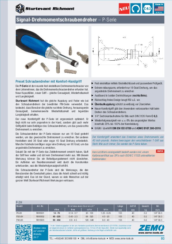 Sturtevant Richmont P-Serie