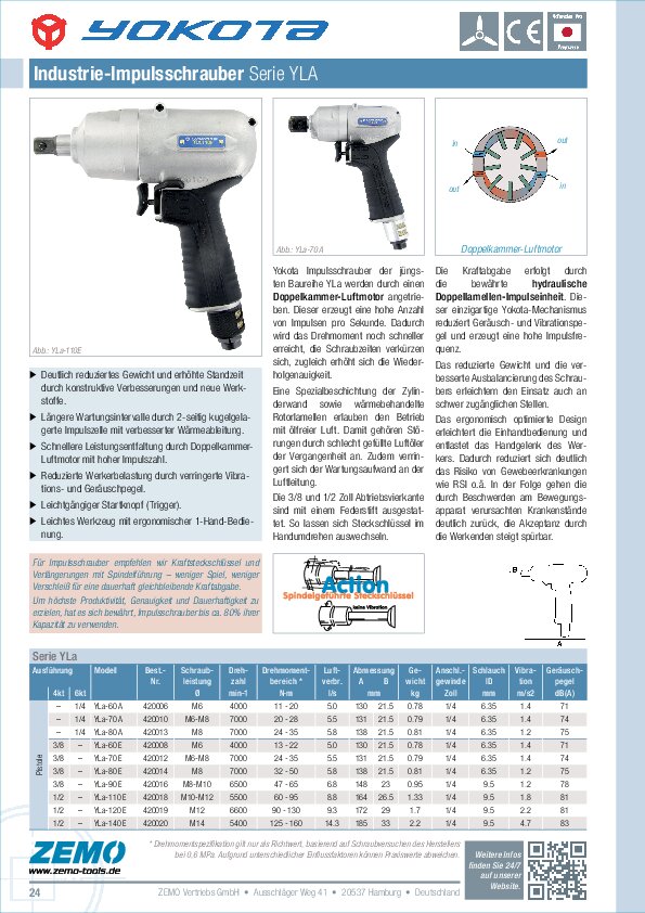 Yokota Impulsschrauber YLA